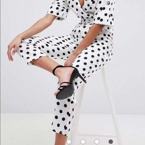 Polkadot Jumpsuit - Picture 4 of 7